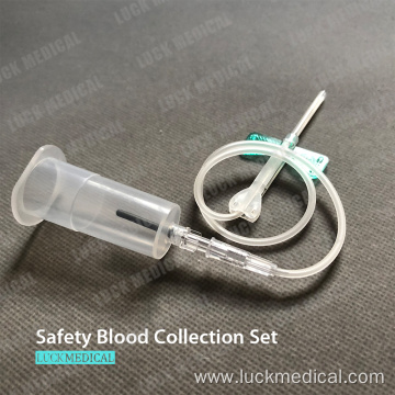 Safety Blood Collection Needle with Pre-Attach Holder CEFDA